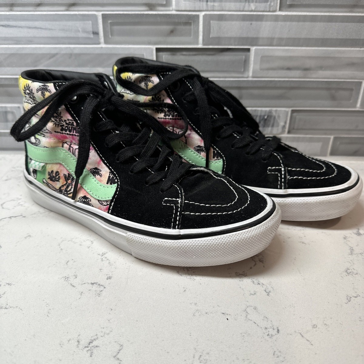 Vans Men\'s Skate Sk8-Hi Shroom Doom Tie Dye Canvas Suede shoes Sizes NIB Vans Men main image 4