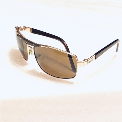 prada men's square sunglasses