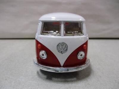 Kinsmart 1963 Volkswagen Bus Double Cab Pickup 1/34 Red | eBay