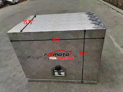 60x12x14 Inch Heavy Duty Aluminum Truck Bed Tool Box Low Profile Trailer Tongue Box for Pickup