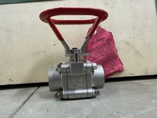 FLOWSERVE 1"  Ball Valve, 1440 CWP, 500F Max, Stainless Steel Socket Weld R2 G21