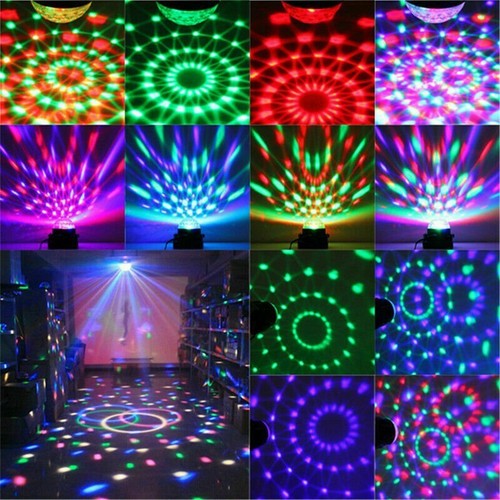 Party Magic Ball Light LED Party Disco RGB Rotating Laser Projector Stage Lights - Picture 6 of 12