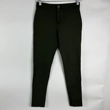 Forever 21 Pants Small Legging Green Skinny Ankle Crop Women's Mid Rise Stretch
