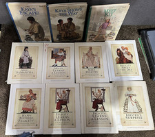 Vintage 11 Pleasant Company American Girl HARDCOVER Book Lot Kaya Kirsten Felici