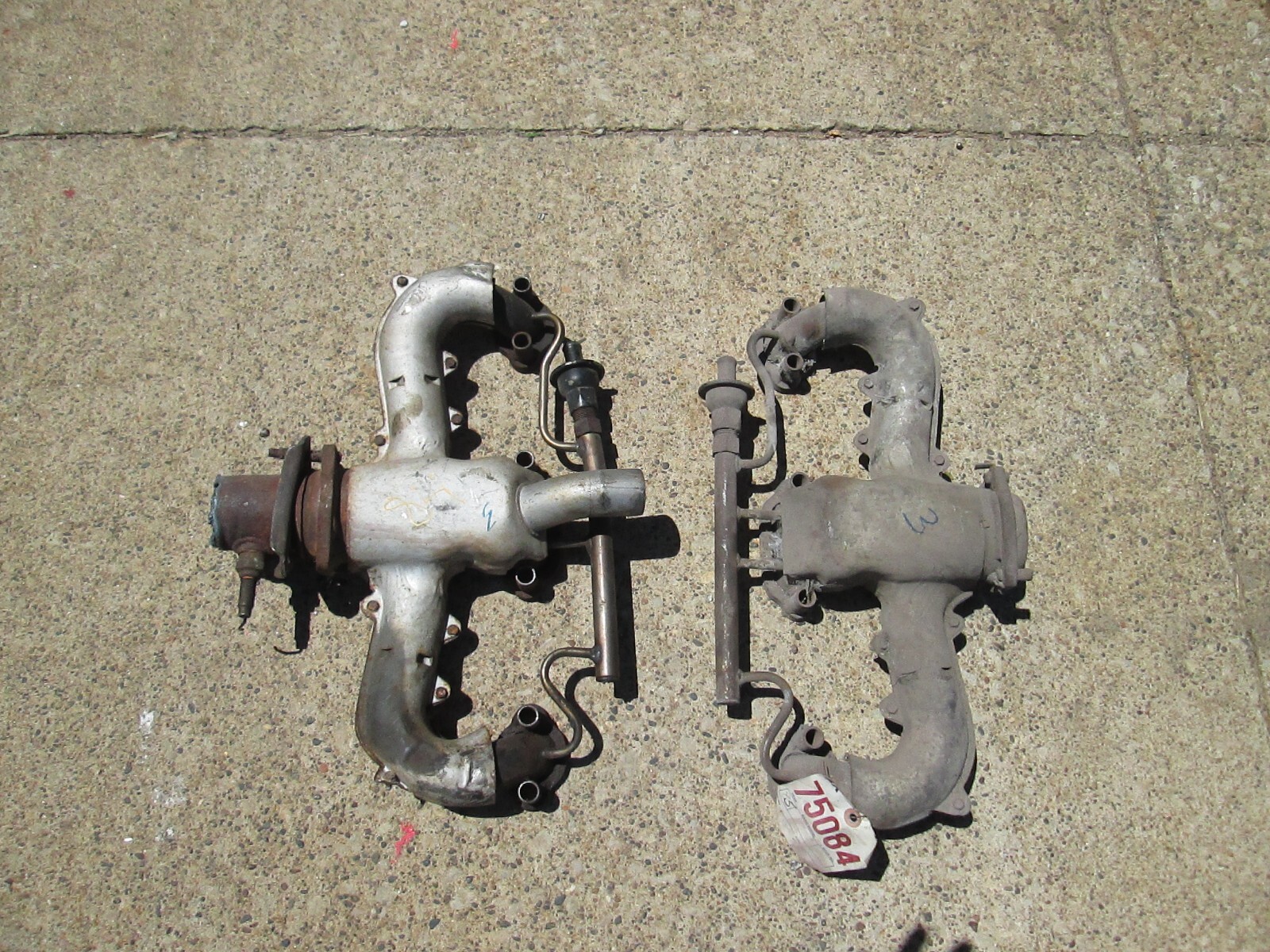 Pair of 1984 Original Corvette Exhaust Manifolds (Heat shields, Air