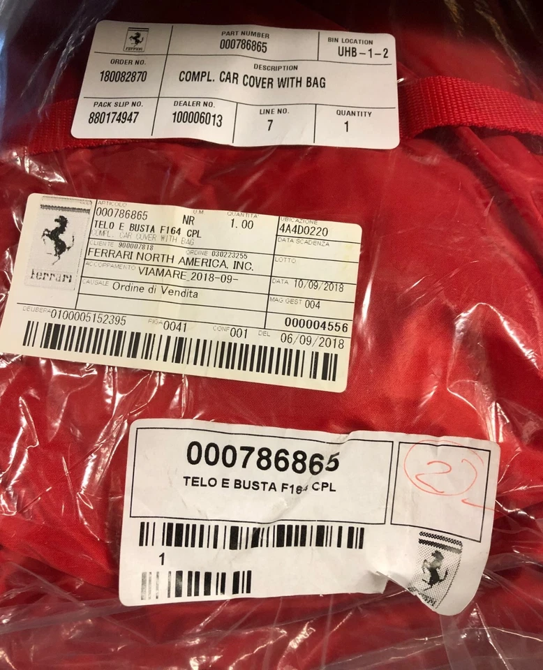 Cubierta de coche Ferrari Factory Portofino & Port M #786865 Ferrari PHL *EN STOCK*!! Foto 4 de 4