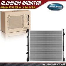 Auxiliary Radiator without Oil Cooler for BMW G01 X3 2018-2023 G02 X4 2019-2023