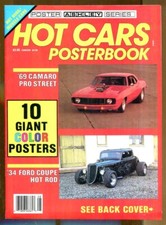 Ashley Series-Hot Cars Posterbook, May, 1988-1970 Camaro, 66 Mustang Fastback 