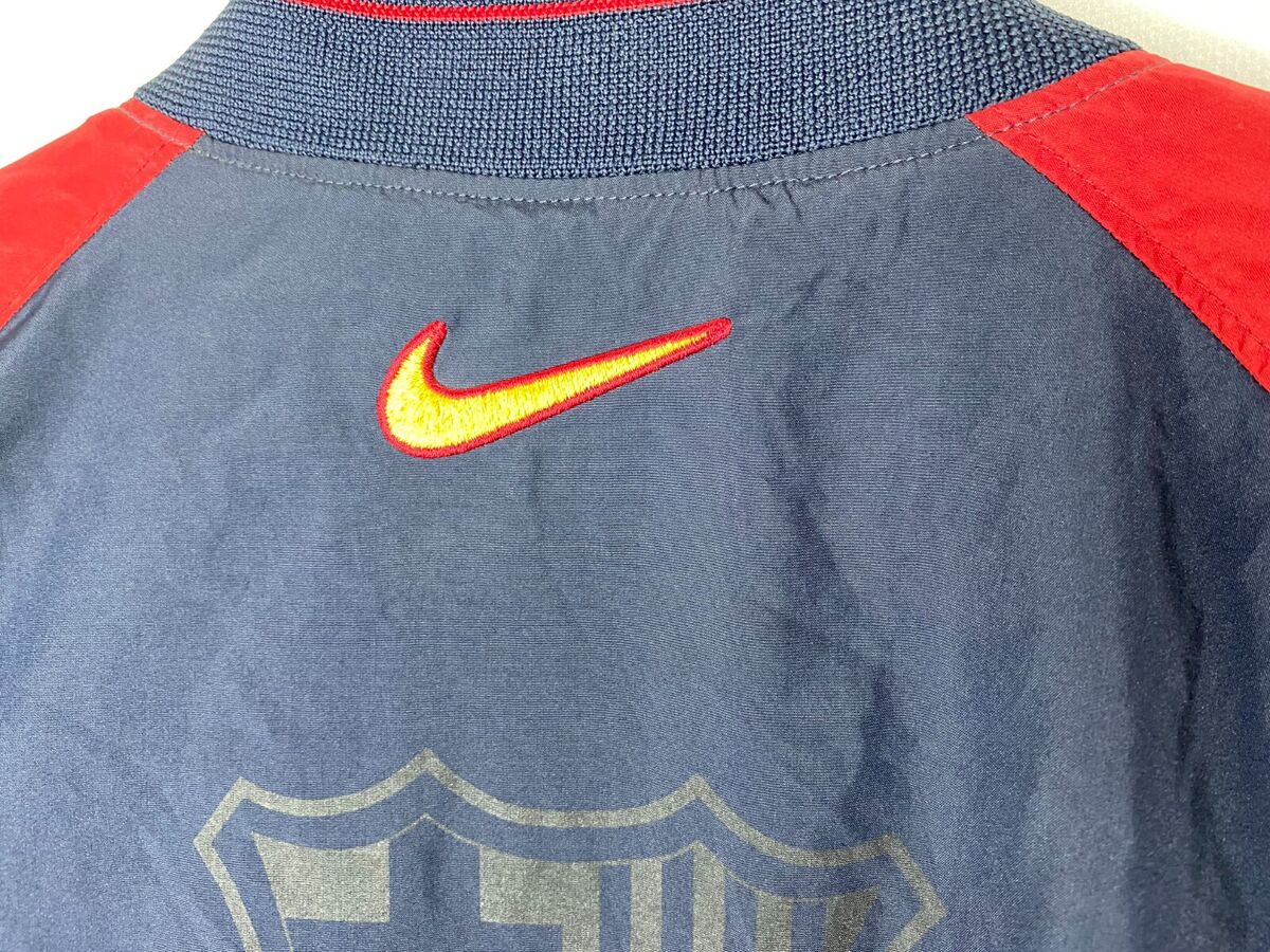 FC BARCELONA 1998 200 TRACK JACKET FOOTBALL SOCCER FULL ZIP FC BARCELONA 1998 200 TRACK JACKET FOOTBALL SOCCER FULL ZIP