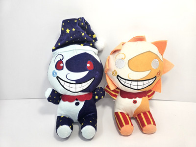 Five Nights at Freddy FNAF Funko Security Breach Moondrop Moon & Sun Plush Set