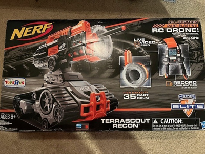 Nerf N-Strike Elite Terrascout Recon RC Drone NEW - Box Damage