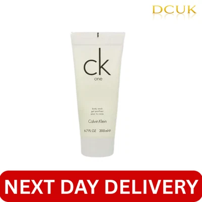 Calvin Klein CK One Shower Gel 200ml CK1 for Men Brand New Sealed Fast Delivery