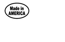Made in America Car Decal vinyl Window Sticker Vinyl You Pick The Size & Color