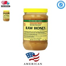 Y.S. Eco Bee Farms Raw Honey - 22 oz, Pack of 2