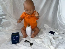 RealCare Baby Think It Over Doll G6 White Caucasian Boy male + Accessories WORKS