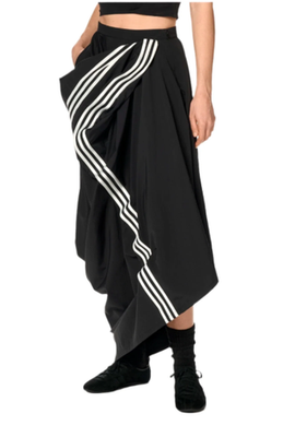 Y-3 Adidas Black Wire Asymmetric Poly Skirt Size S NWT | eBay