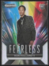 2024 Panini Prizm Draft Picks #18 Ron Holland II Fearless Prizms Silver