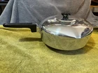 Cleaned & Polished Wagner Ware Magnalite 4569-P 10 in Chicken Fryer and Lid