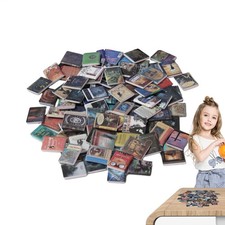 200PCS Miniatures Doll House Books Fill Bookshelf Novels Mini Books Decoration