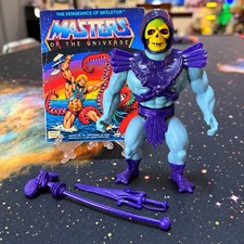 SKELETOR 100% Complete ORIGINAL Vintage Masters Of The Universe Figure NICE FACE