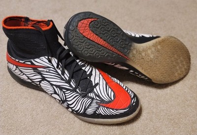 Nike HypervenomX Proximo NJR IC Neymar Black White Crimson Size 10 820118-061