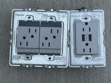Mixed Lot Legrand Adorne 15a USB OUTLET And O...