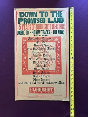 Down To The Promised Land 5 Years Of Bloodshot Records Hatch Show Print