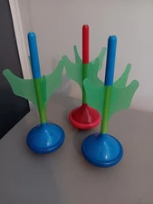 3 Lawn Darts ONLY Glow in the Dark Soft Tip Family Fun Great Outdoor Games