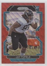 2021 Panini Prizm Rookie Red Wave Prizm 64/149 Jay Tufele #440 0g27