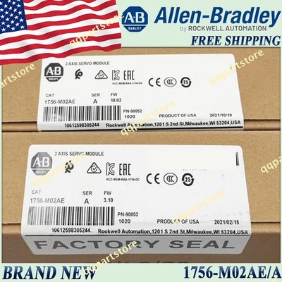 New in Box AB 1756-M02AE/A ControlLogix Servo Module 1756M02AE serA US Free Ship