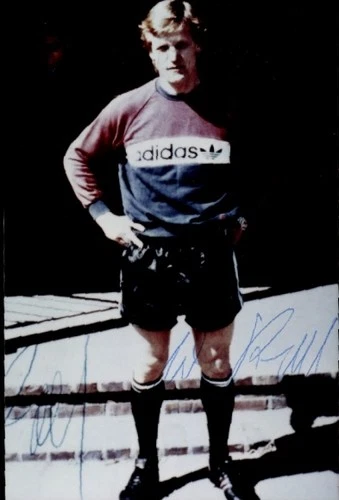 Autograph card footballer Wolfgang Kampf, Hamburger SV, autograph - 11496604