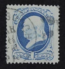CKStamps: US Stamps Collection Scott#182 1c Franklin Used