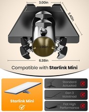Starlink Mini Pipe Adapter Tool-Free Installation Mounting Kit for Mini