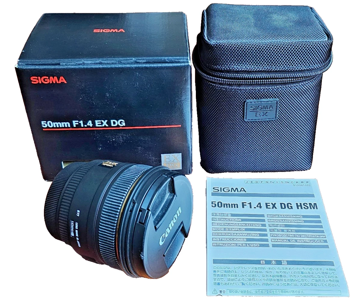 Sigma EX 50mm f/1.4 Camera Lenses for sale | eBay