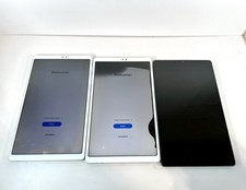 Samsung Galaxy Tab Tablets - LOT of 3 - Silver For Parts or Repair AS-IS