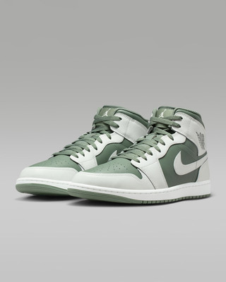 Nike Air Jordan 1 Mid DQ8426-107 Summit White/Vintage Liken Men's
