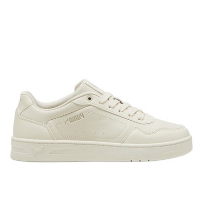 PUMA Court Classy Lace Up  Womens Off White Sneakers Casual Shoes 39502110