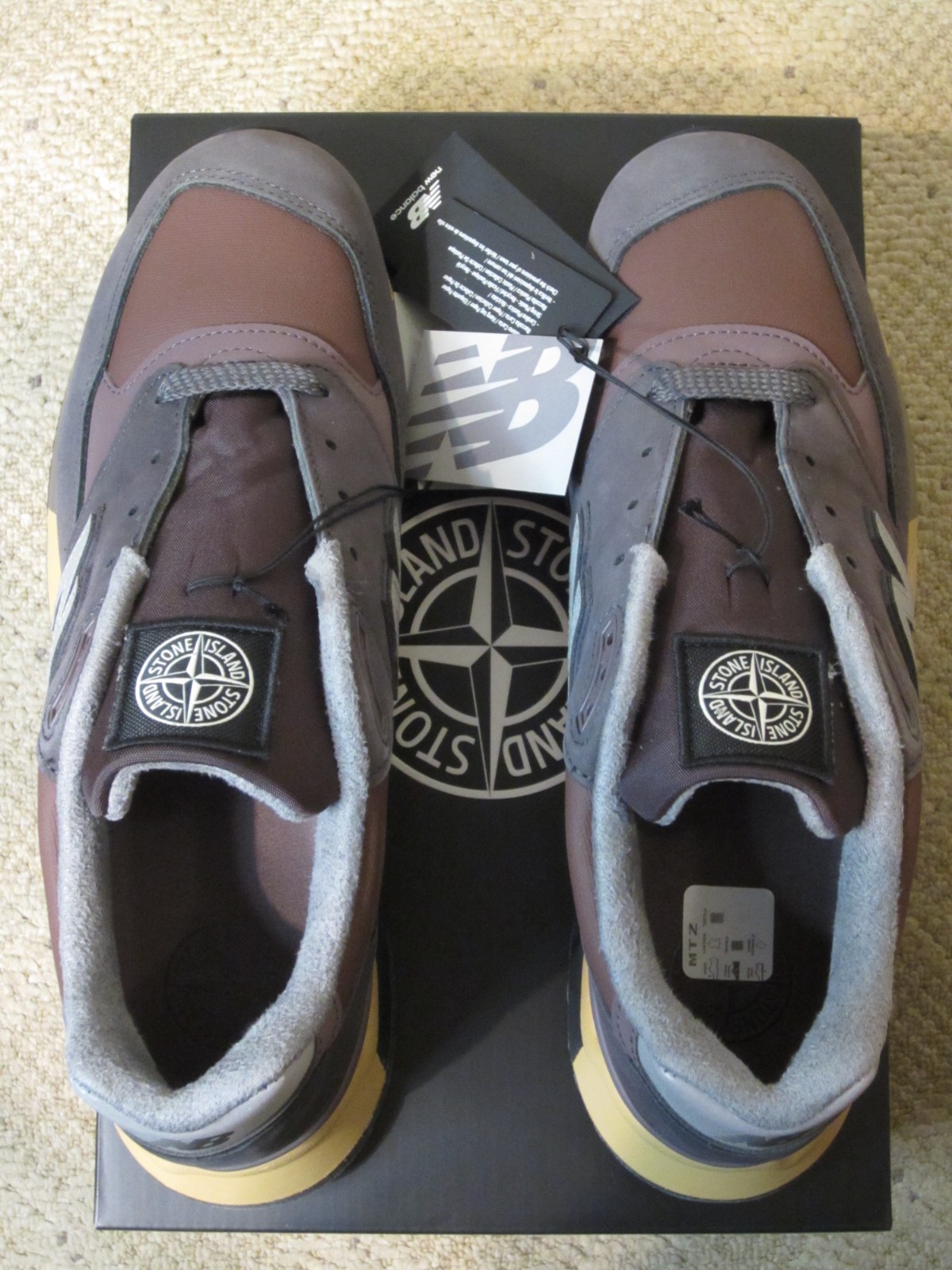 Stone Island x New Balance 998 U998PR Rosa Gommato Mauve Plum Men's Size 10 NEW! thumbnail 13