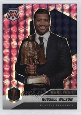 2021 Panini Mosaic Man of the Year Pink Camo Prizm Russell Wilson #275 0d7a