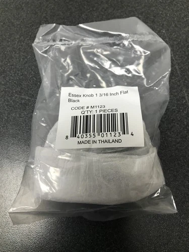 Top Knobs Essex Mushroom Cabinet Knob - Flat Black - Picture 5 of 5