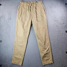 OOBE Brand Pants Men 32 x 32 Elastic Waist Tan