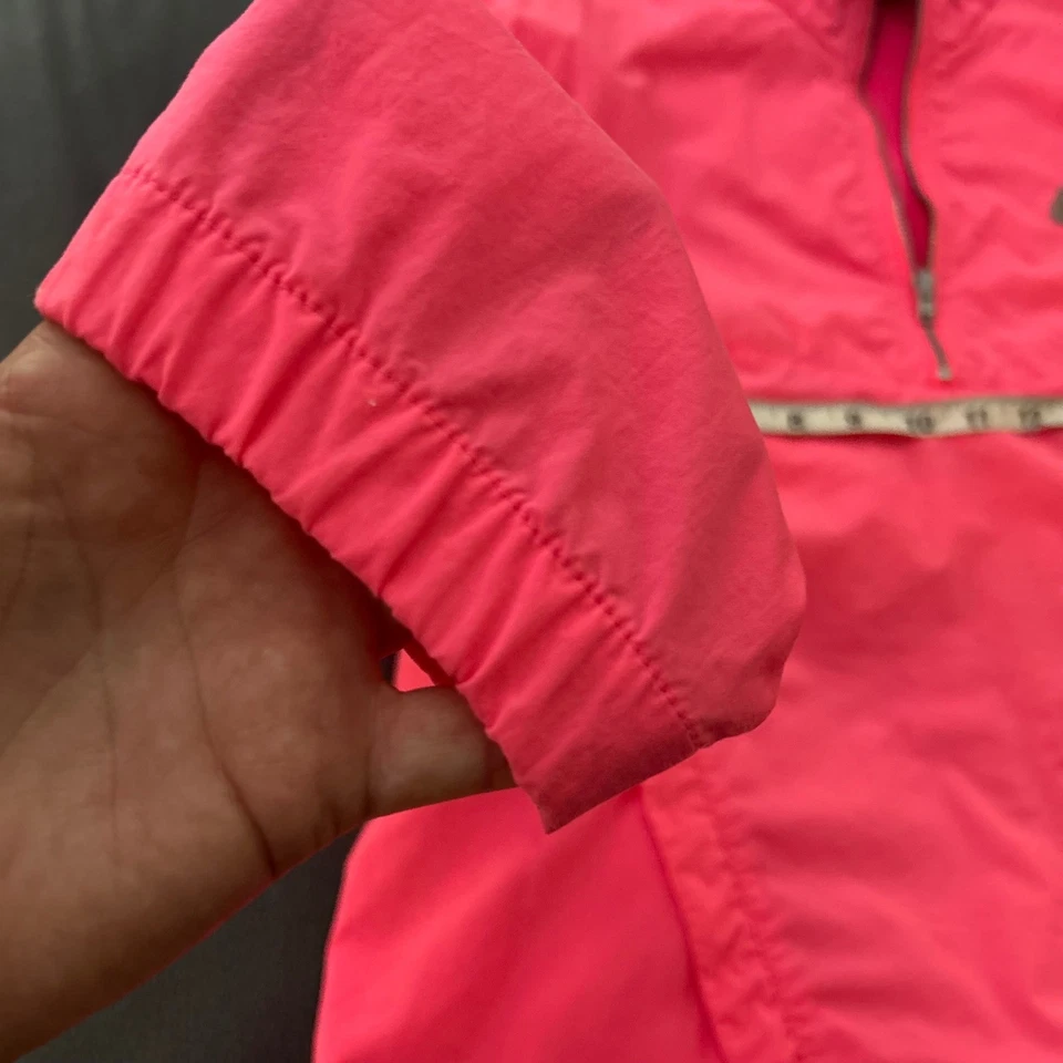 Vintage Nike Running Jacket Womens Medium Pink Windbreaker Reflective Pullover - Image 4 of 4