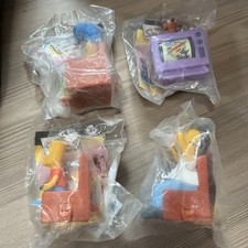 Burger King Kids Meal Toys The Simpsons Couch-a-Bunga 4 Pieces Bart Marge Homer