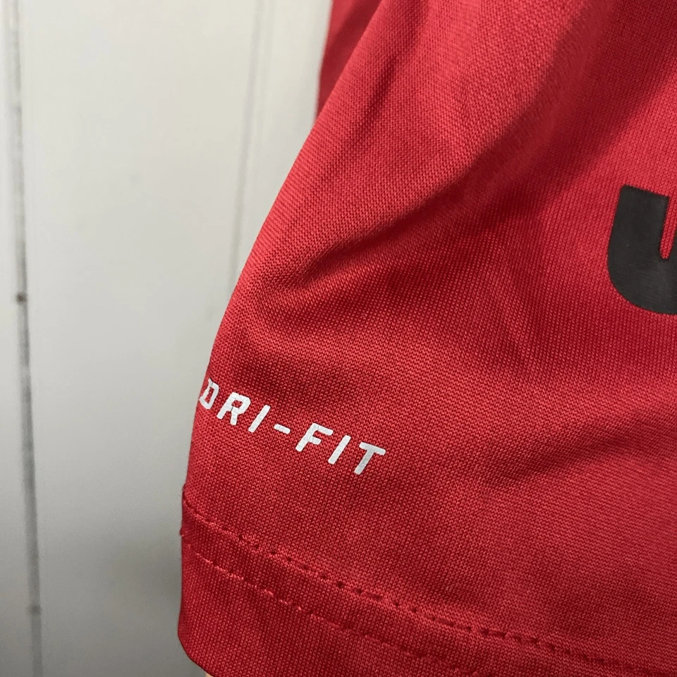 Air Jordan Youth Xl Long Sleeve Dri Fit Shirt Red Basketball Y2K 13-15 Years - Image 4 of 4