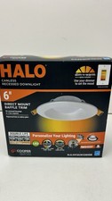Halo-Canless Baffled Recessed Integrated Wafer LED Downlight RL6LS9FSD2W1EWHDM