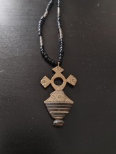 Kette Touareg alt Kreuz