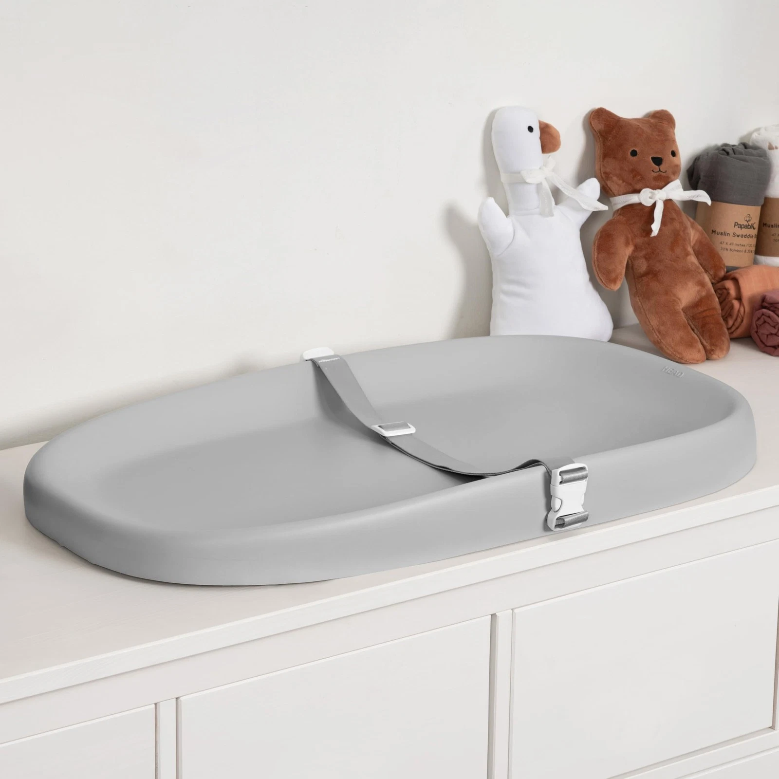 Papablic Baby Changing Pad – Soft & Wipeable Diaper Table Mat Grey
Opens in a new window or tab