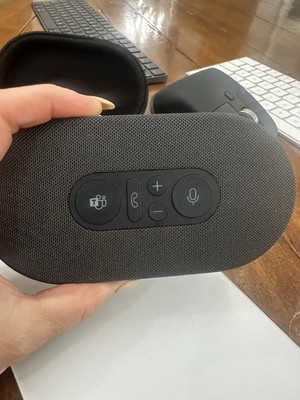 Microsoft Modern USB-C Speaker, Certified for Microsoft Teams, 2- Way Compact