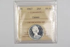 Canada 1967 25 cents - Centennial - Graded ICCS SP64 Cameo (Old embossed holder)