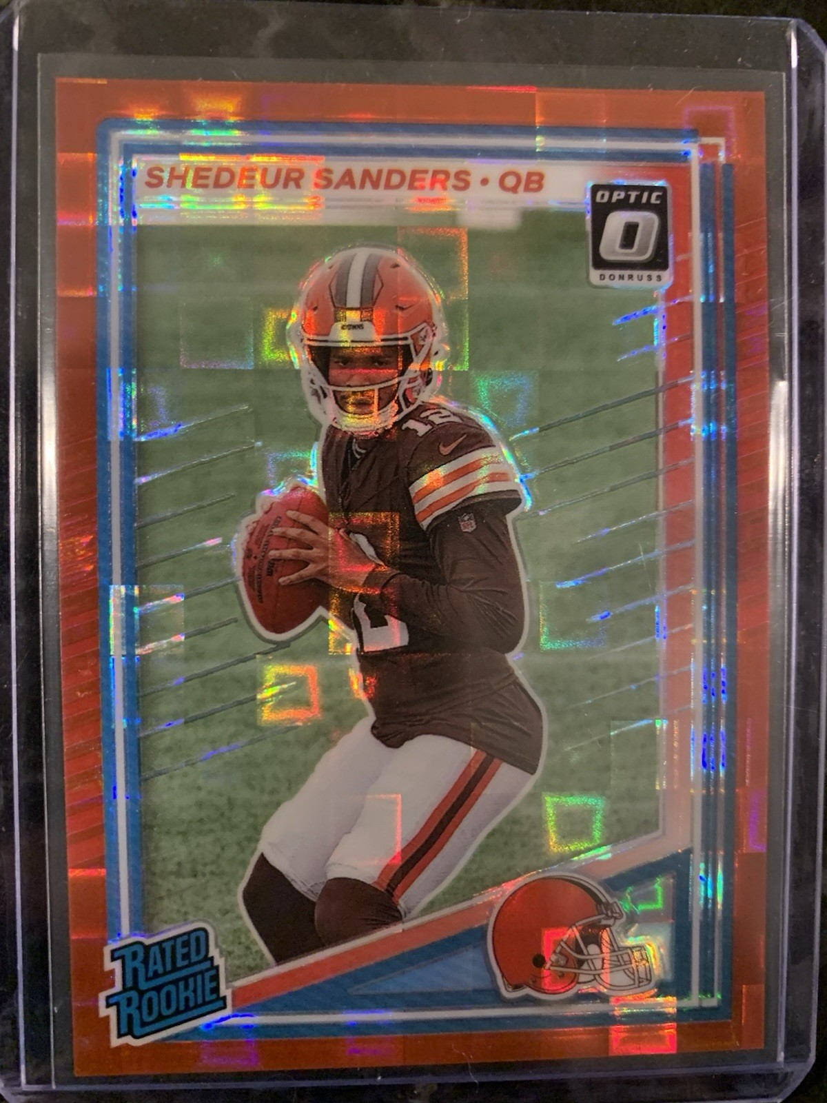 2025 Donruss Optic Preview Shedeur Sanders Red Pandora Rated Rookie Browns QB